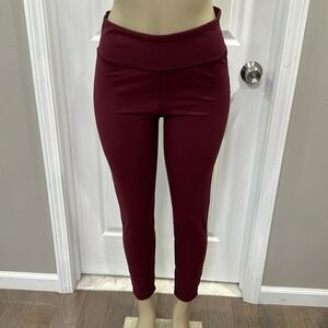 LUCKY 🍀 BRAND KNIT LEGGING. WINE/BURGUNDY.